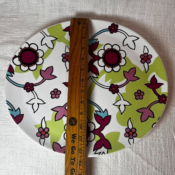 Vintage Ikea Midsommar Pattern Floral Ceramic Serving Platter 14.75"X12.5" Plate - Picture 8 of 8